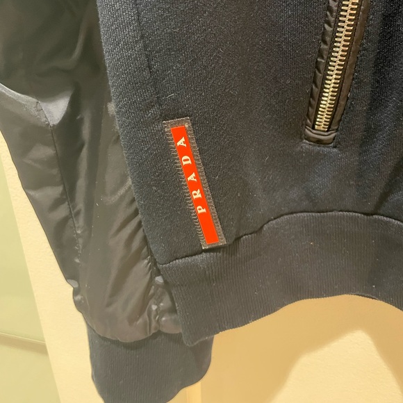Prada Navy zip up size XXL - Picture 3 of 4